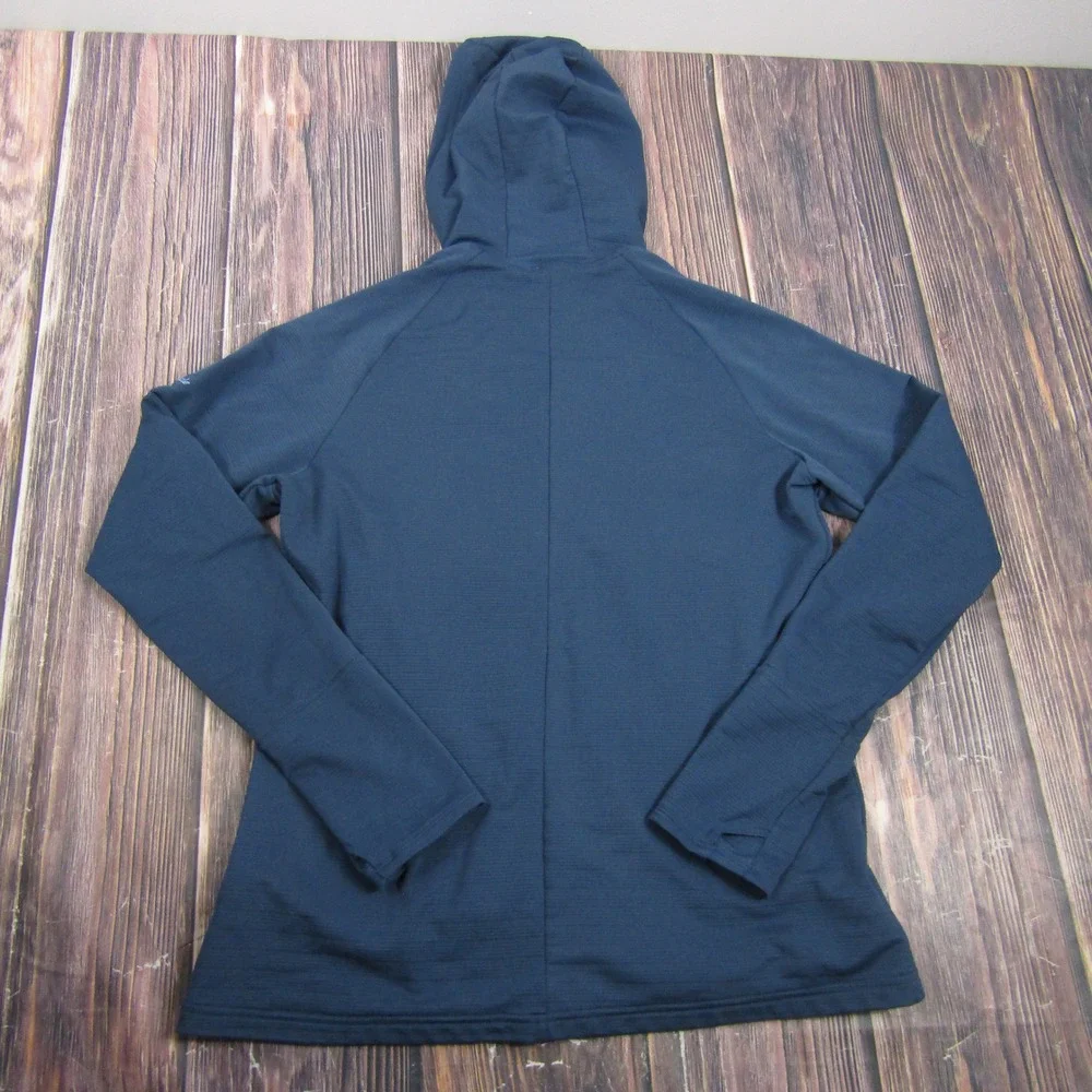 Adidas Full Zip Golf Hoodie Mens L Navy Blue TPC Scottsdale Quilted Jacket